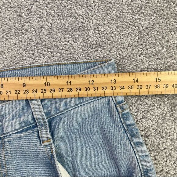 AGOLDE Minka Wide Leg Cargo Jeans Women’s 25 Blue High Rise Organic Cotton - Picture 11 of 15